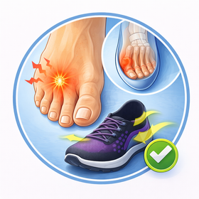 בליטות בכף הרגל